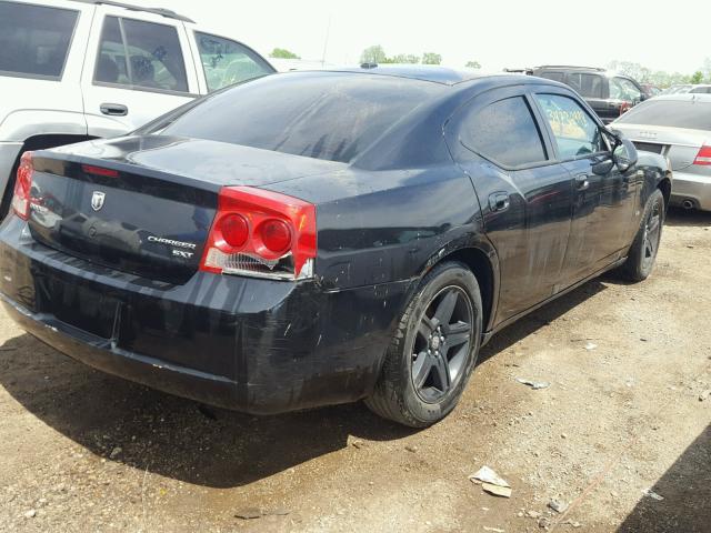 2B3KA33V99H600153 - 2009 DODGE CHARGER SX BLACK photo 4