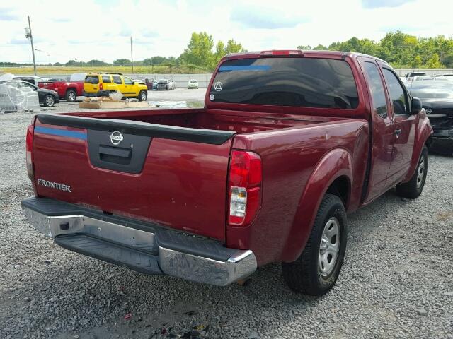 1N6BD0CT1FN756464 - 2015 NISSAN FRONTIER S RED photo 4