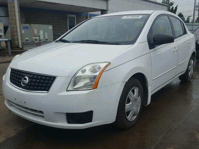 3N1AB61EX8L610159 - 2008 NISSAN SENTRA 2.0 WHITE photo 2