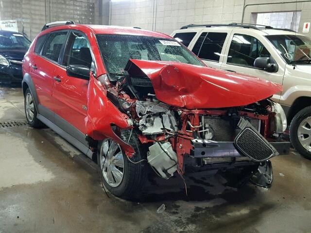 5Y2SL65886Z425357 - 2006 PONTIAC VIBE RED photo 1