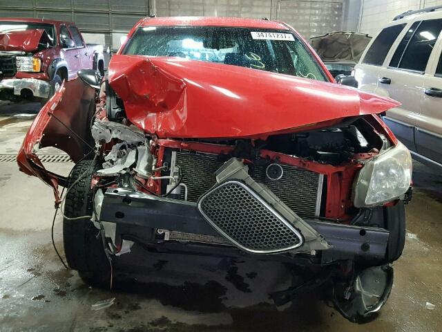 5Y2SL65886Z425357 - 2006 PONTIAC VIBE RED photo 9