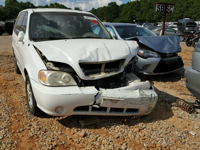 KNDUP131246570575 - 2004 KIA SEDONA EX WHITE photo 9