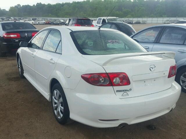 1YVHP80C945N09627 - 2004 MAZDA 6 I WHITE photo 3