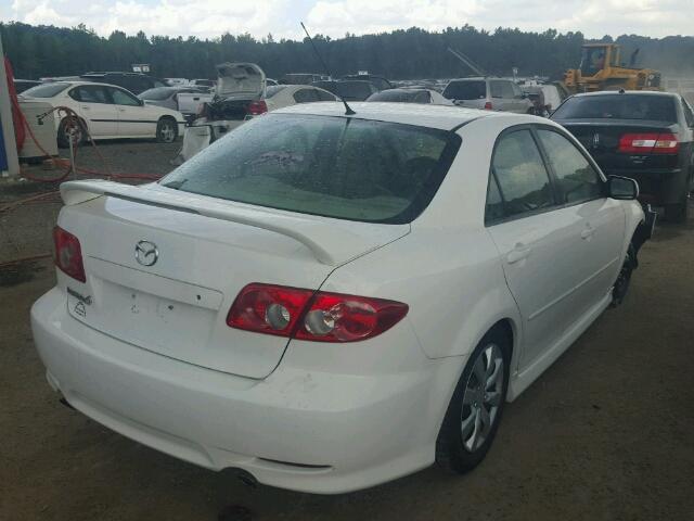 1YVHP80C945N09627 - 2004 MAZDA 6 I WHITE photo 4