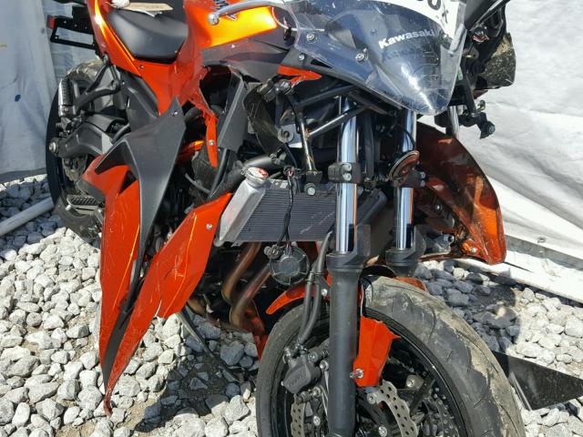 JKAEXEJ10HDA01303 - 2017 KAWASAKI EX650 J ORANGE photo 10