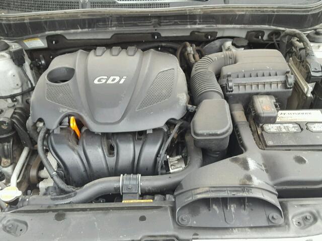 5NPEB4AC8BH171178 - 2011 HYUNDAI SONATA GLS SILVER photo 7