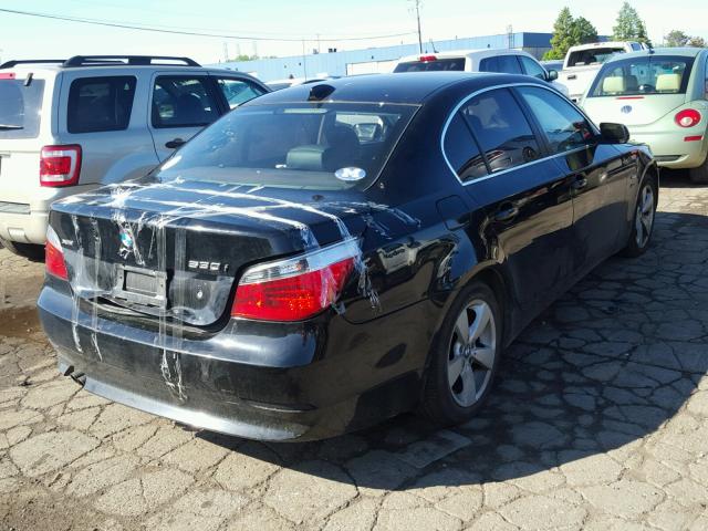 WBANF73567CY17967 - 2007 BMW 530 XI BLACK photo 4