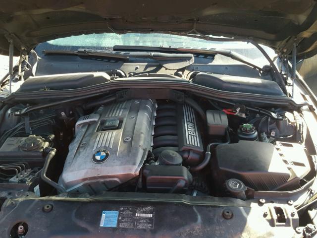 WBANF73567CY17967 - 2007 BMW 530 XI BLACK photo 7