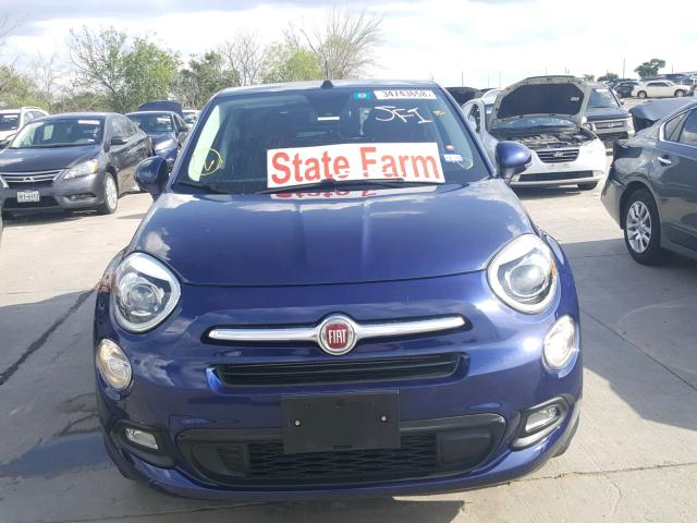 ZFBCFYDT7GP410068 - 2016 FIAT 500X LOUNG PURPLE photo 9