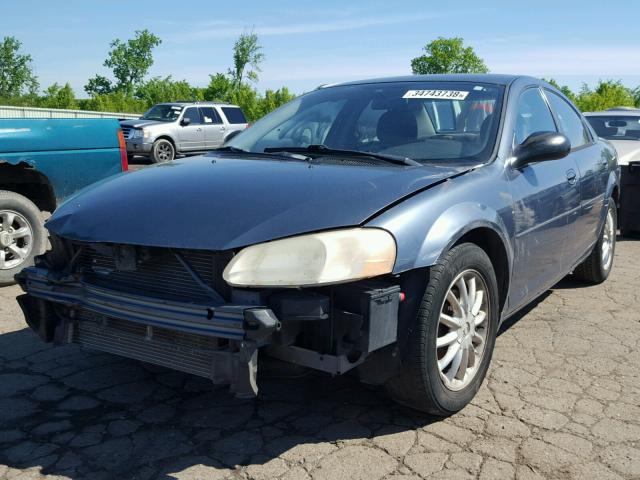 1C3EL46X83N539437 - 2003 CHRYSLER SEBRING LX BLUE photo 2