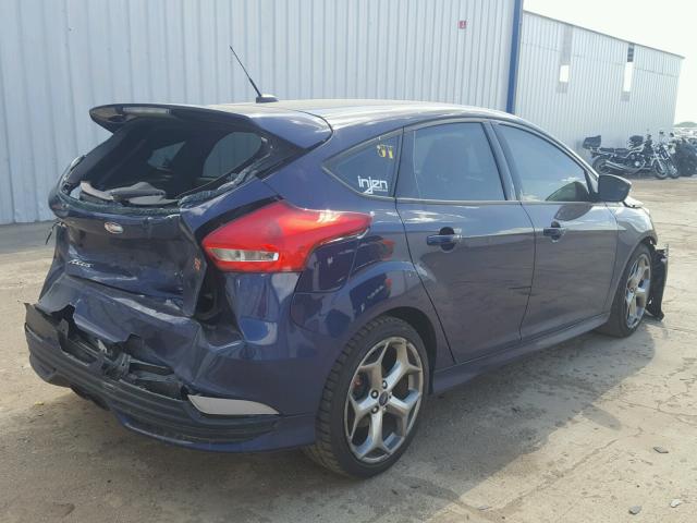 1FADP3L92GL230145 - 2016 FORD FOCUS ST BLUE photo 4