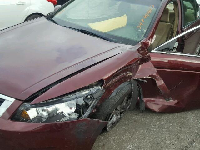 1HGCP264X9A173533 - 2009 HONDA ACCORD LXP BURGUNDY photo 9