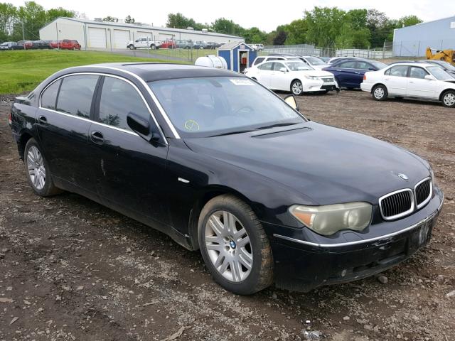 WBAGN63462DR06793 - 2002 BMW 745 LI Қара фото 1