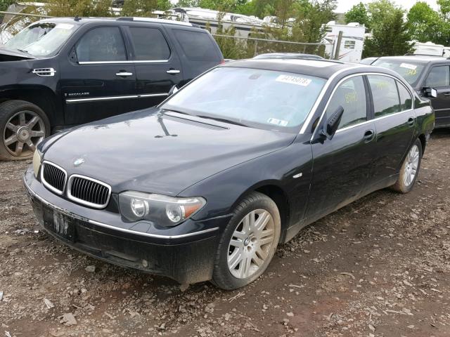 WBAGN63462DR06793 - 2002 BMW 745 LI BLACK photo 2