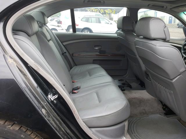 WBAGN63462DR06793 - 2002 BMW 745 LI Қара фото 6