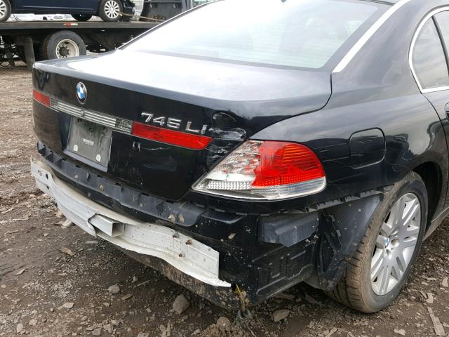 WBAGN63462DR06793 - 2002 BMW 745 LI BLACK photo 9