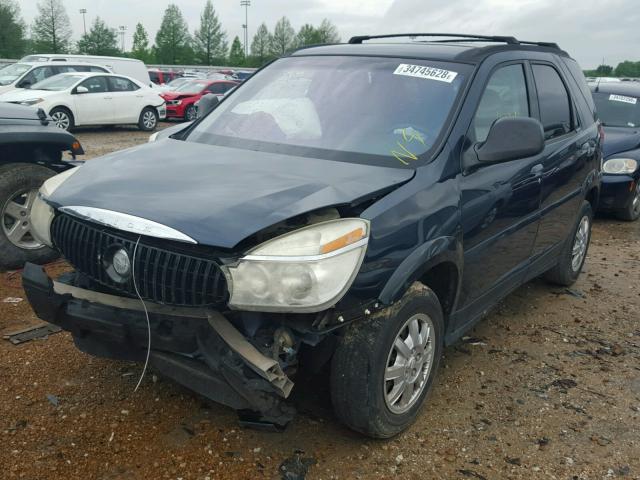 3G5DA03E84S518479 - 2004 BUICK RENDEZVOUS BLUE photo 2