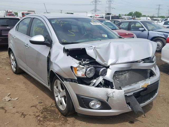 1G1JE5SBXG4134012 - 2016 CHEVROLET SONIC LTZ SILVER photo 1