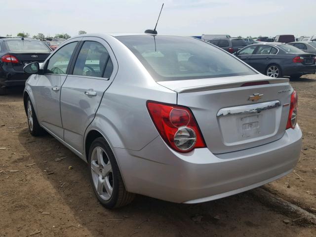 1G1JE5SBXG4134012 - 2016 CHEVROLET SONIC LTZ SILVER photo 3