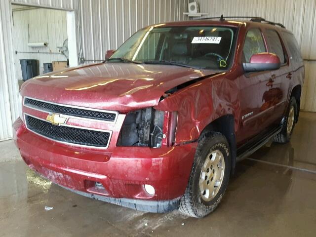 1GNFK13048J191103 - 2008 CHEVROLET TAHOE MAROON photo 2