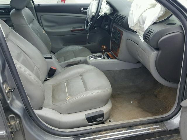 WVWRH63B64P145654 - 2004 VOLKSWAGEN PASSAT GLX GRAY photo 5