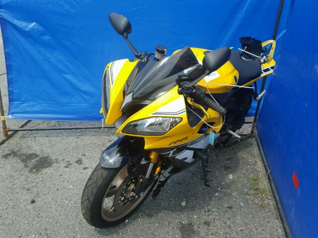 JYARJ16EXGA036436 - 2016 YAMAHA YZFR6 YELLOW photo 2