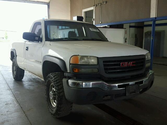 1GTHC24U85E294163 - 2005 GMC SIERRA C25 WHITE photo 1