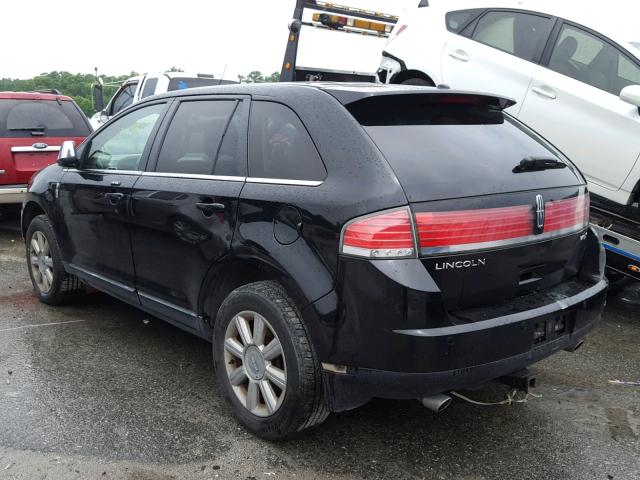 2LMDU68C68BJ30012 - 2008 LINCOLN MKX BLACK photo 3