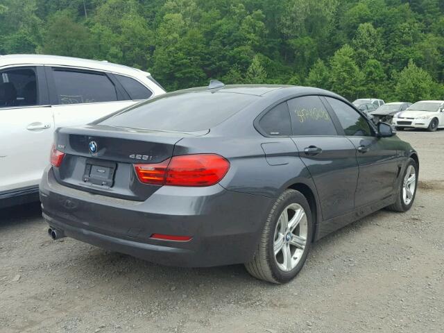 WBA4C9C56FD331314 - 2015 BMW 428 XI GRAY photo 4