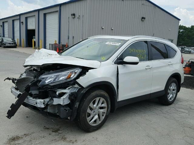 5J6RM4H71FL048547 - 2015 HONDA CR-V WHITE photo 2