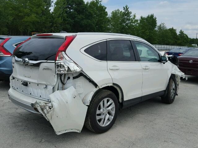 5J6RM4H71FL048547 - 2015 HONDA CR-V WHITE photo 4