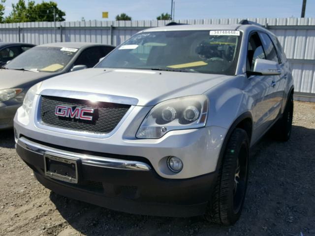 1GKLRMEDXAJ117428 - 2010 GMC ACADIA SLT ვერცხლისფერი ფოტო 2