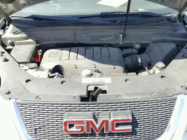 1GKLRMEDXAJ117428 - 2010 GMC ACADIA SLT ვერცხლისფერი ფოტო 7