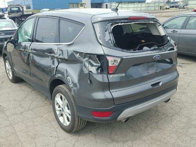 1FMCU0GD9HUC47270 - 2017 FORD ESCAPE SE GRAY photo 3