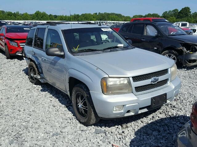 1GNDS13S072127660 - 2007 CHEVROLET TRAILBLAZE SILVER photo 1