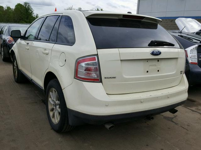 2FMDK49C07BB32857 - 2007 FORD EDGE SEL P CREAM photo 3