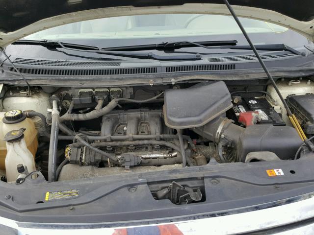 2FMDK49C07BB32857 - 2007 FORD EDGE SEL P CREAM photo 7