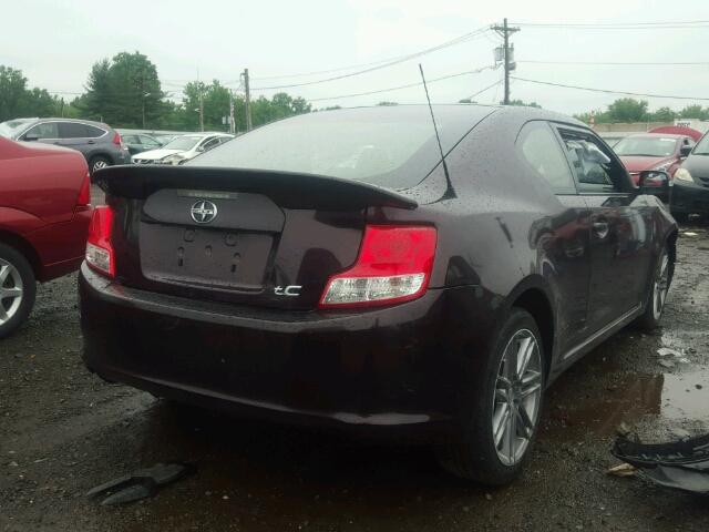 JTKJF5C73D3059680 - 2013 TOYOTA SCION TC 栗色 照片 4