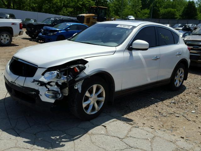 JN1AJ0HR2AM751439 - 2010 INFINITI EX35 BASE WHITE photo 2