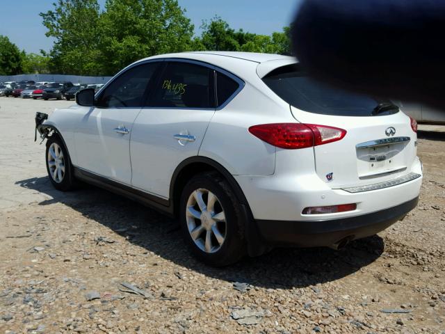 JN1AJ0HR2AM751439 - 2010 INFINITI EX35 BASE WHITE photo 3