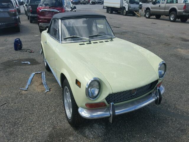 124BS10039724 - 1971 FIAT SPIDER YELLOW photo 1