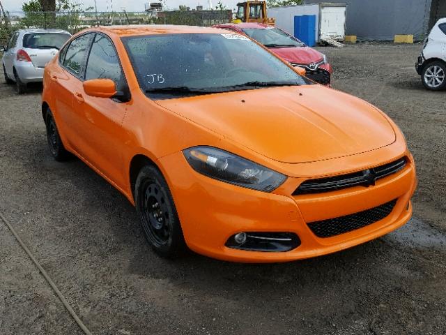 1C3CDFBA3DD346234 - 2013 DODGE DART SXT ORANGE photo 1