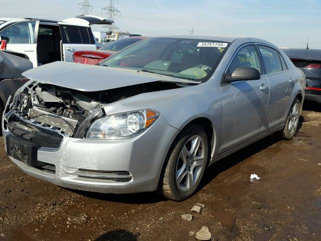 1G1ZG57B59F191859 - 2009 CHEVROLET MALIBU LS 银色 照片 2
