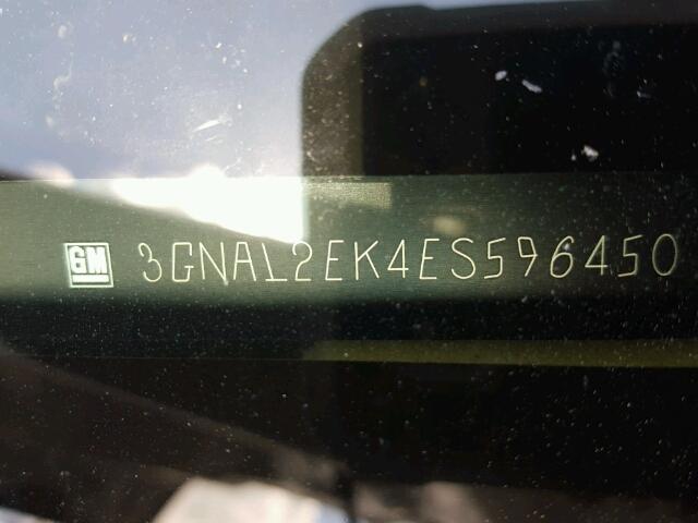 3GNAL2EK4ES596450 - 2014 CHEVROLET CAPTIVA LS 银色 照片 10