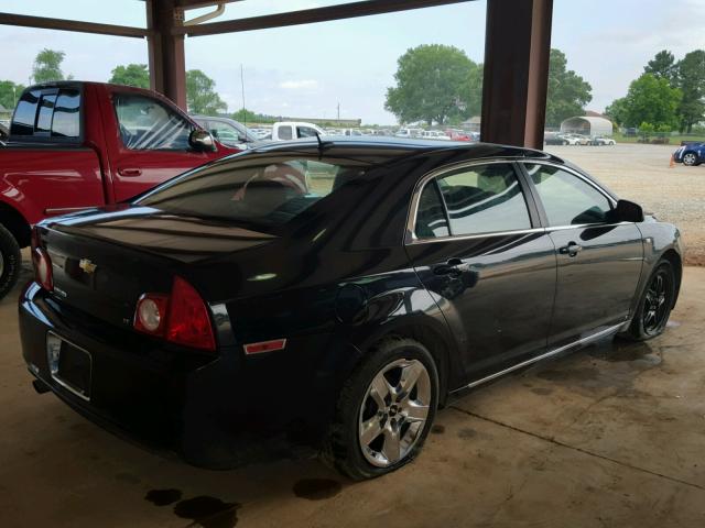 1G1ZH57B88F201134 - 2008 CHEVROLET MALIBU 1LT 黑色 照片 4