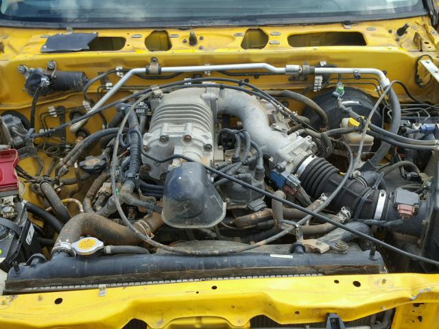 5N1MD28Y23C668912 - 2003 NISSAN XTERRA SE YELLOW photo 7