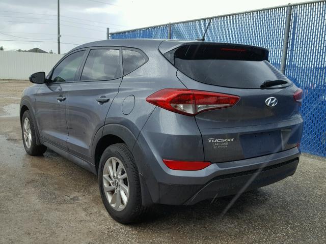 KM8J23A43HU289909 - 2017 HYUNDAI TUCSON SE CHARCOAL photo 3