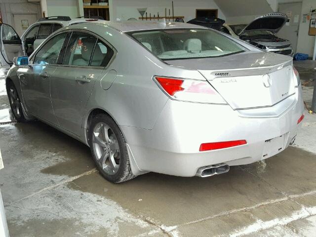 19UUA9F56AA008879 - 2010 ACURA TL SILVER photo 3