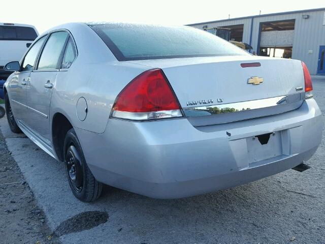 2G1WG5EK0B1205248 - 2011 CHEVROLET IMPALA LT SILVER photo 3