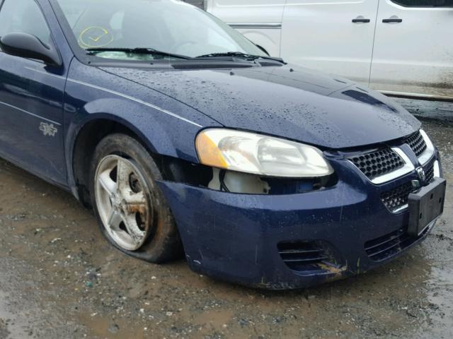 1B3EL46X45N615137 - 2005 DODGE STRATUS SX BLUE photo 9